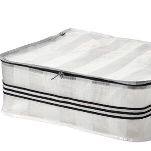 Set of 2 - GORSNYGG Storage case, white/clear, 22x19x7